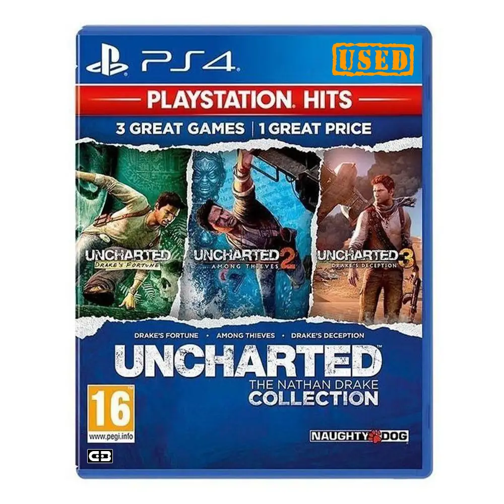 دیسک بازی Uncharted: The Nathan Drake Collection برای PS4 کارکرده